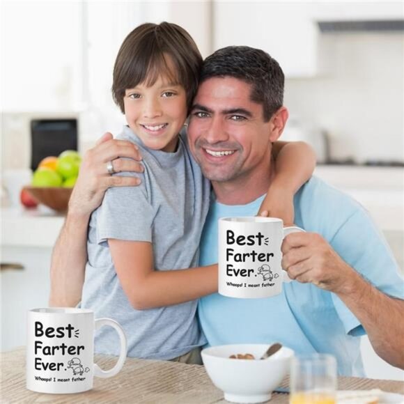 Gifts for Dad, Funny Fathers Day Gift Coffee Mugs, Awesome Daddy Gifts, 11oz - Picture 5 of 7